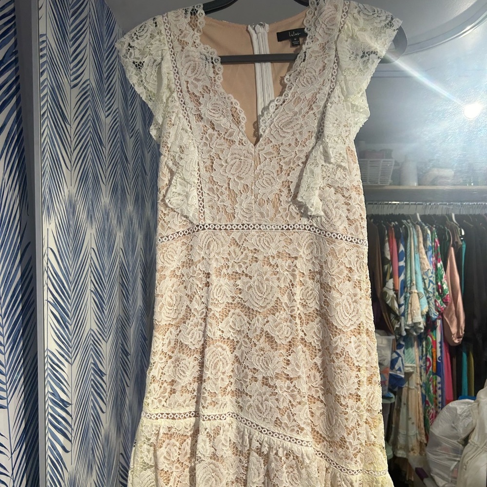 Lulu’s Lace Dress - Picture 3 of 4